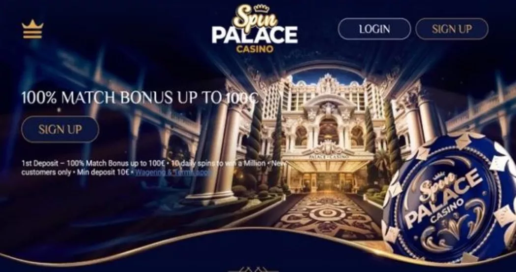 Join Spin Palace to get welcome bonus